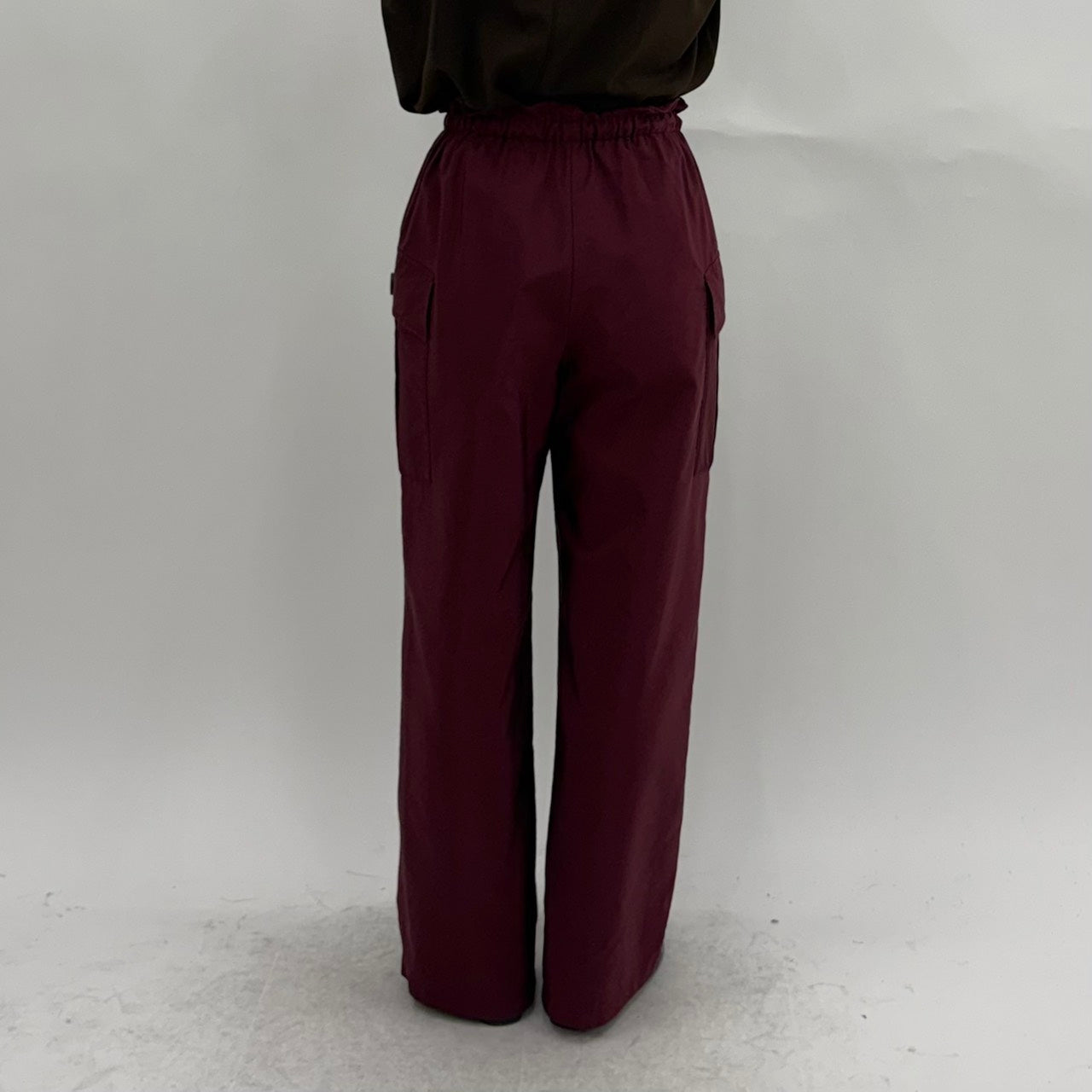 【cafune】コットンキュプラカーゴイージ-パンツ/35608