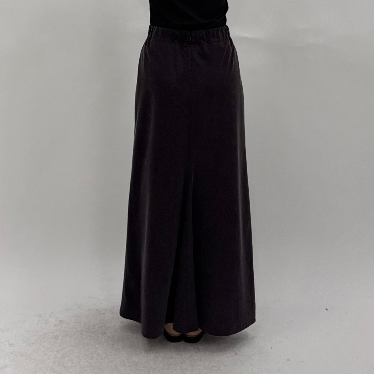 【cafune】フィブリルキュプラジャージーバックフレアスカート/35611