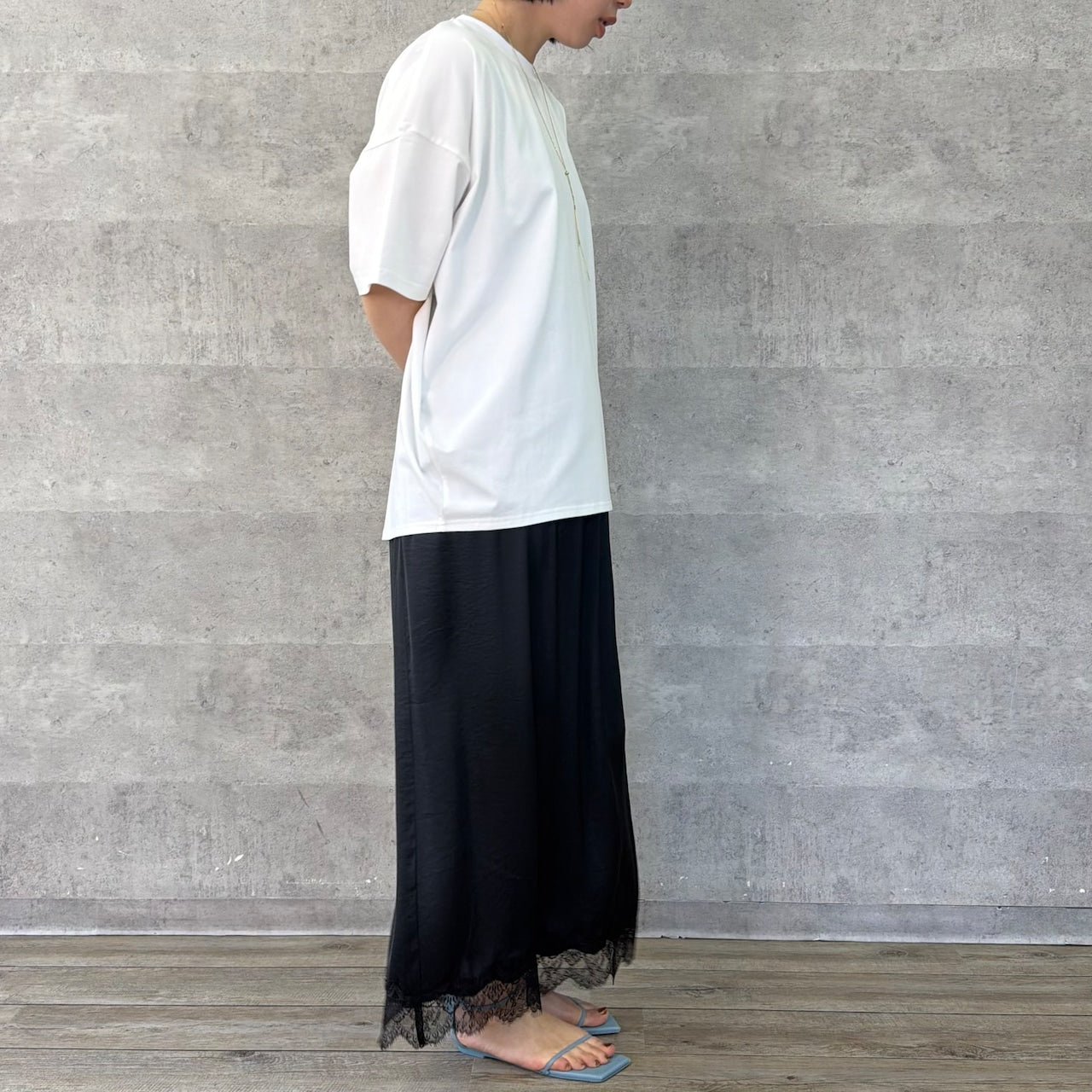 【Anna Kerry】バックネックロゴTシャツ/85261916