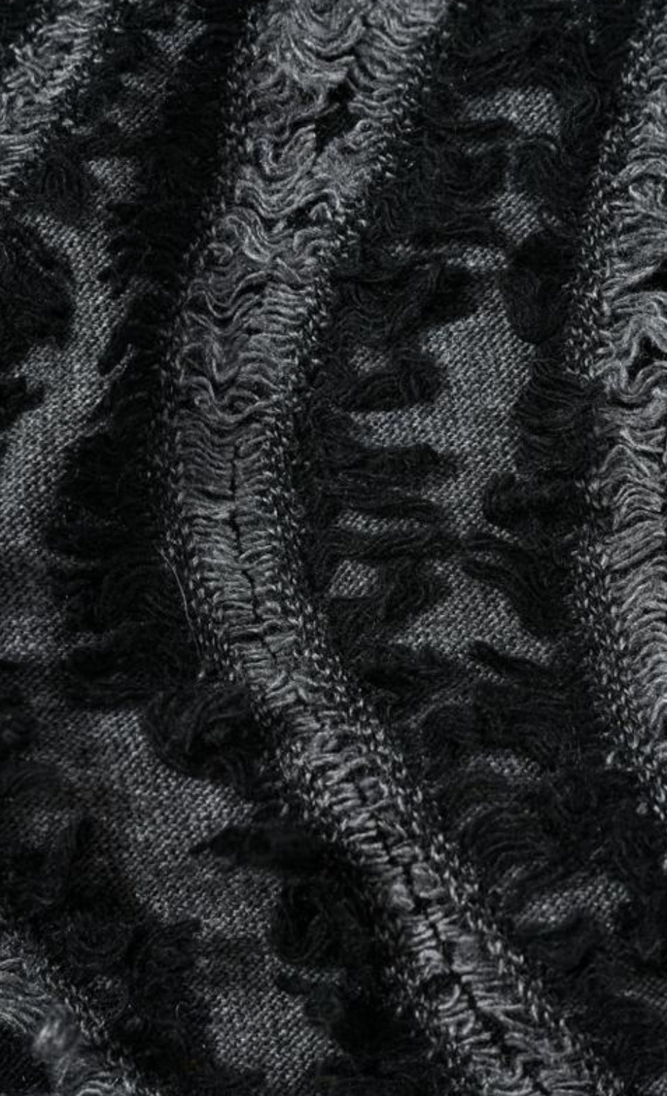 【ANGELINA】フリンジジャガードVネックニット/24233-1474R