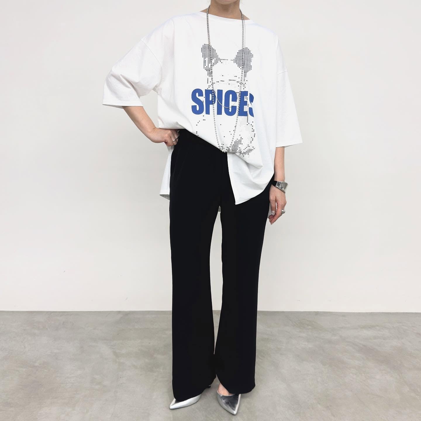 【NUS】プレミアム天笠2WAYイラストロゴビッグT/610-35036