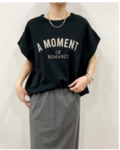 【siro de labonte】A MOMENTタックスリーブTシャツ/R523216