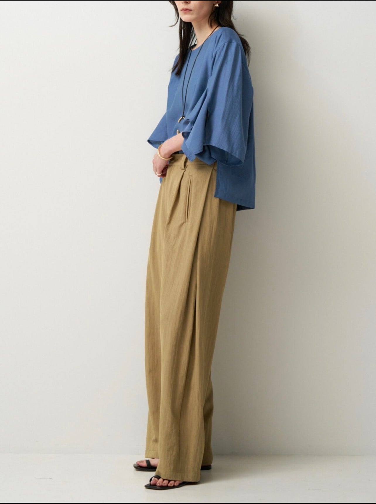 【CHIGNON】サイドタックワイドパンツ/3963-634MK