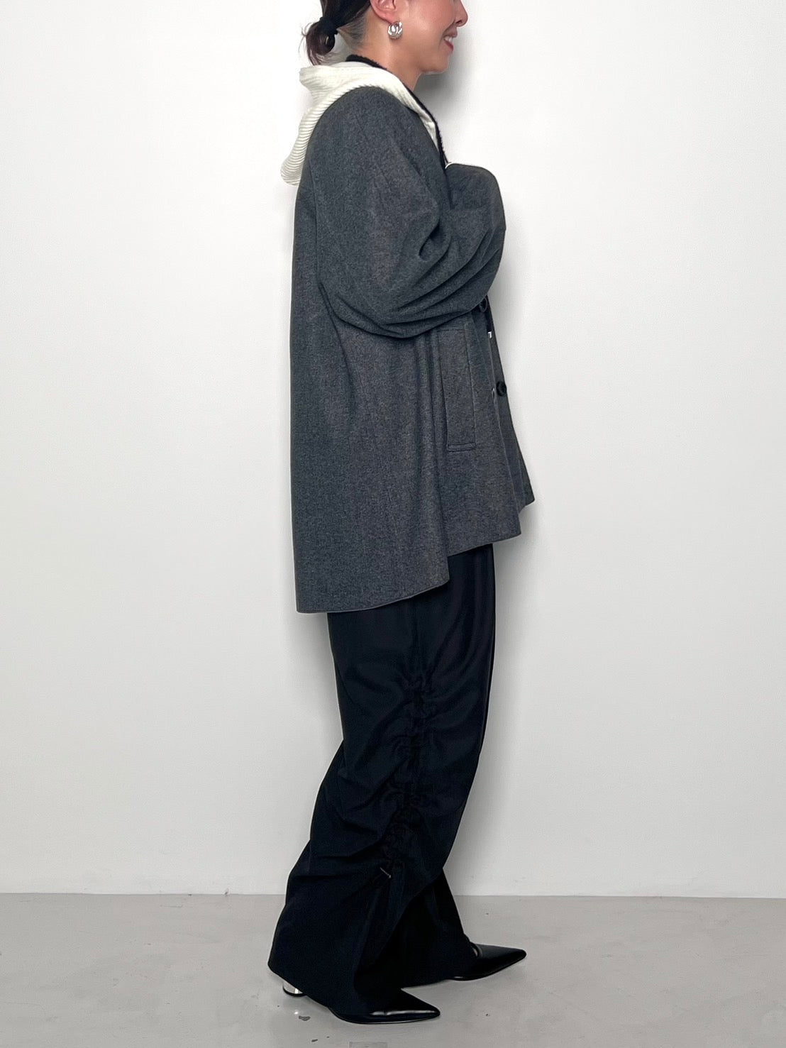 【CHIGNON】Wフェイスジャージコート/7855-202KK