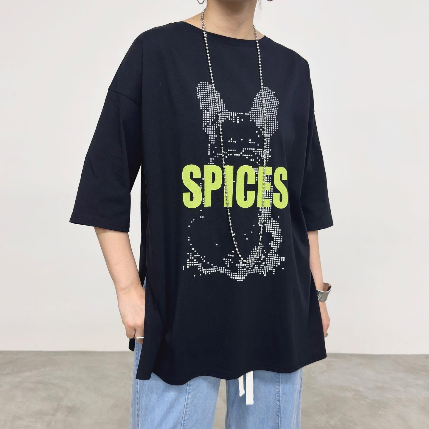 【NUS】プレミアム天笠2WAYイラストロゴビッグT/610-35036