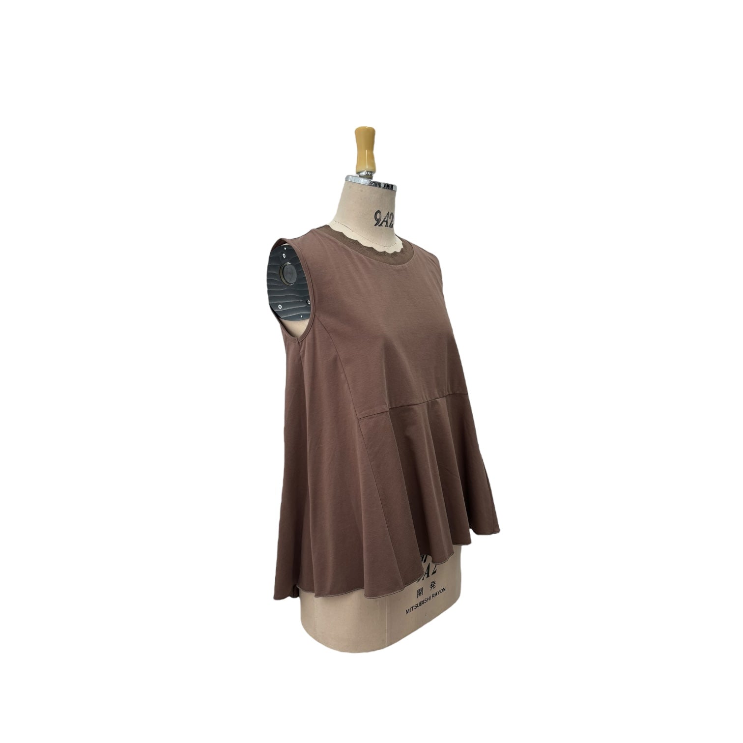 【ayane】襟ぐりニットフレアタンクトップ/816309