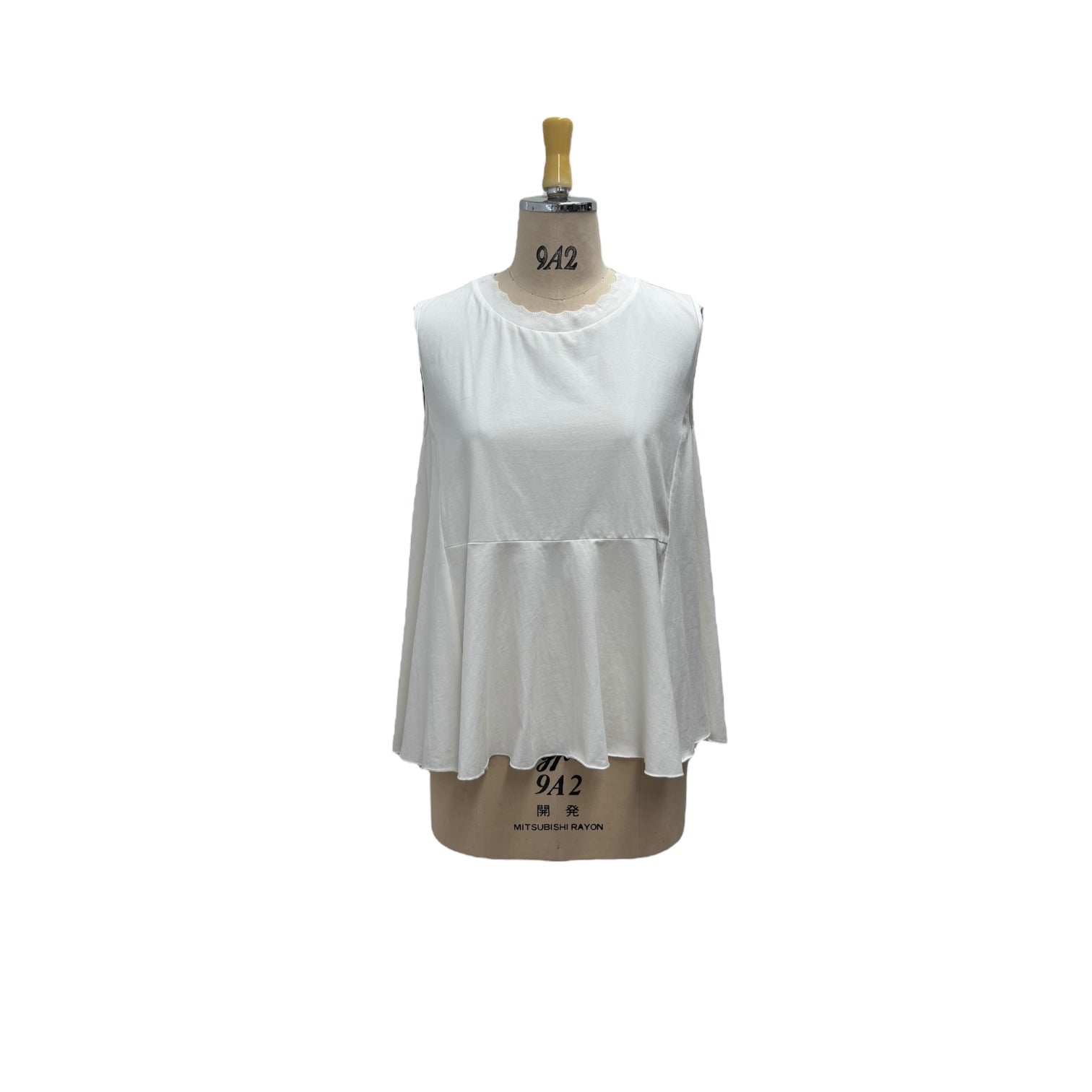 【ayane】襟ぐりニットフレアタンクトップ/816309