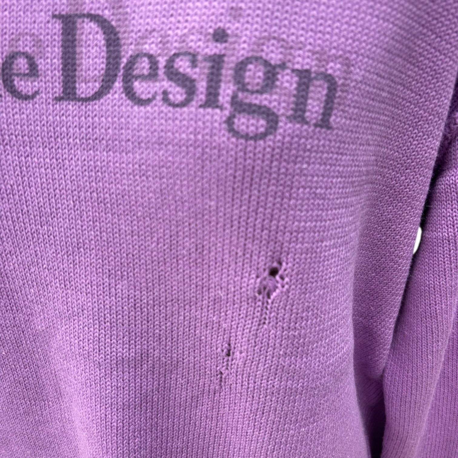 【ayane】クラッシュロゴニット/816319