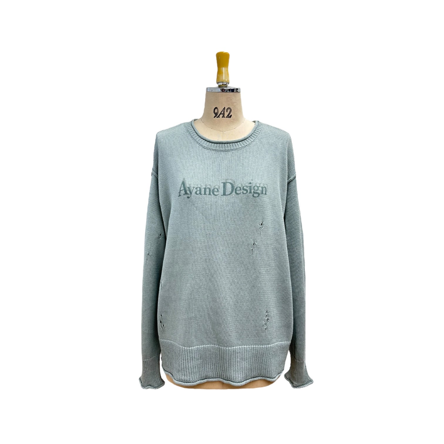 【ayane】クラッシュロゴニット/816319