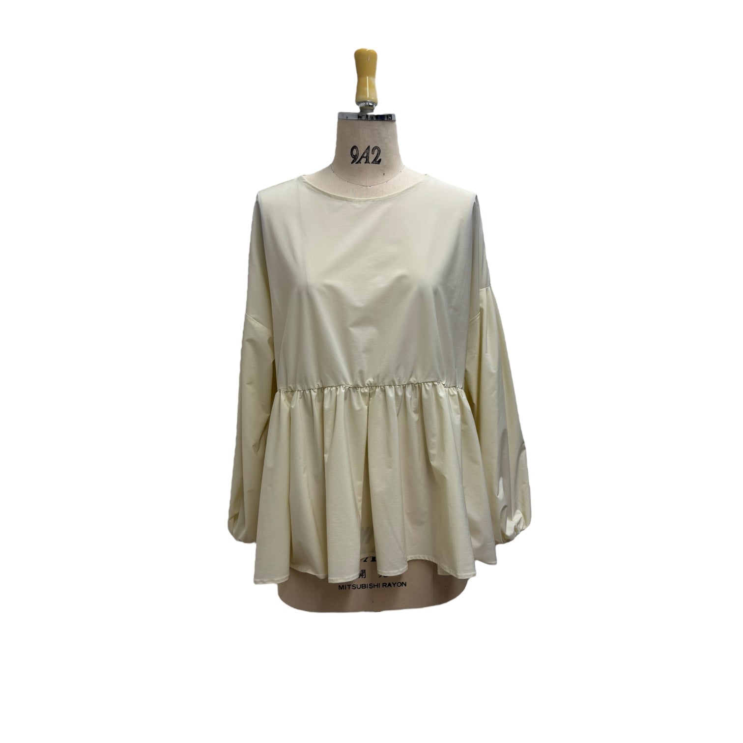 【ayane】ボリュームスリーブペプラムブラウス/816326