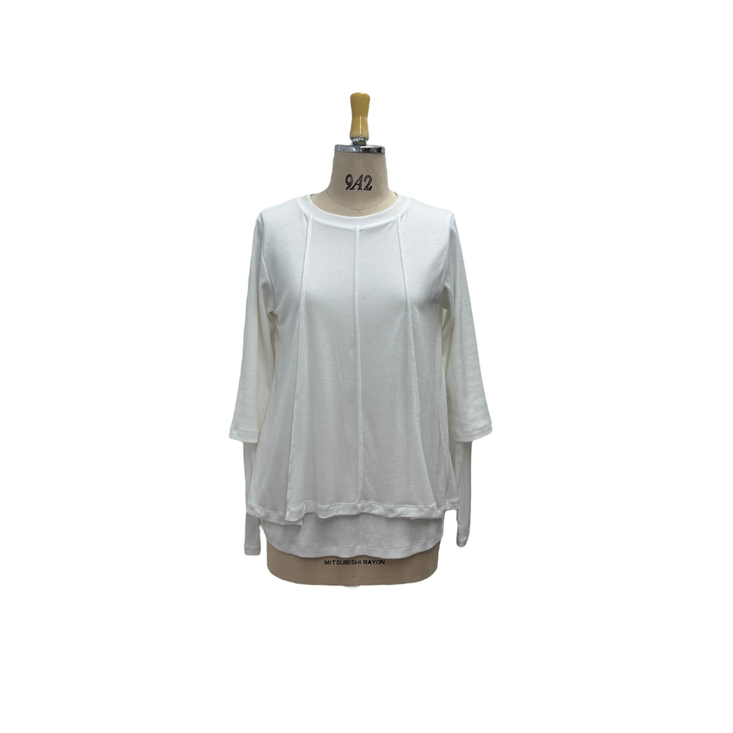 【ayane】シアーレイヤードフレアリブロンT⑦/816335