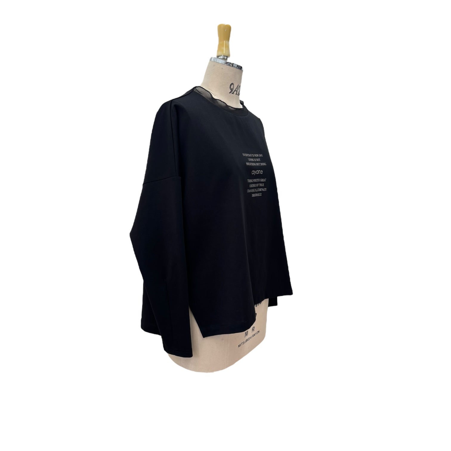 【ayane】ポンチ素材ゆるTシャツ/816337