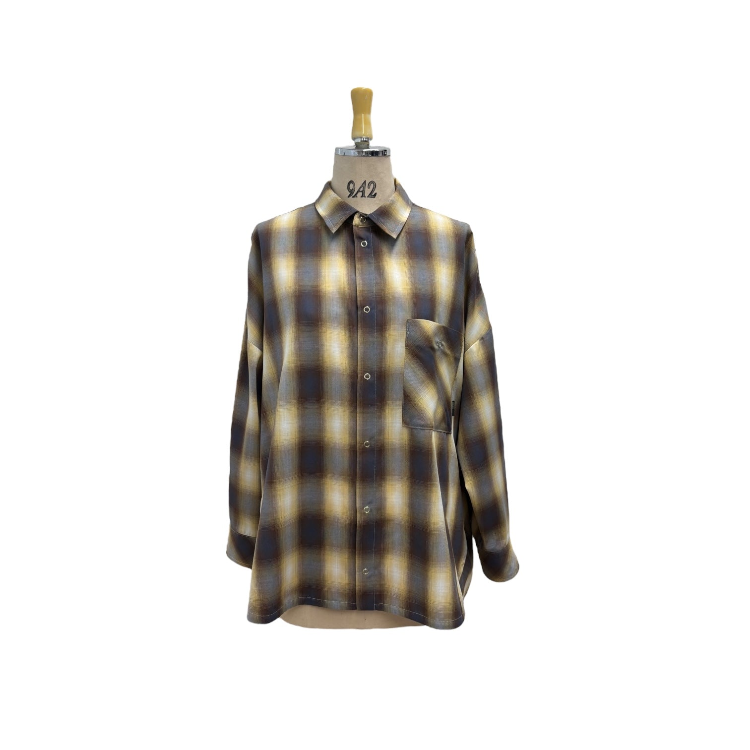 【ayane】コットンチェックシャツ/816341