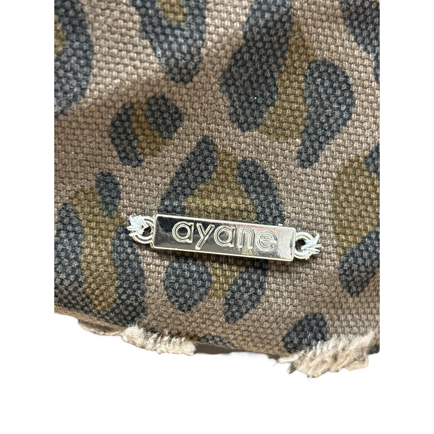 【ayane】レオパード柄クラッシュキャップ/816343