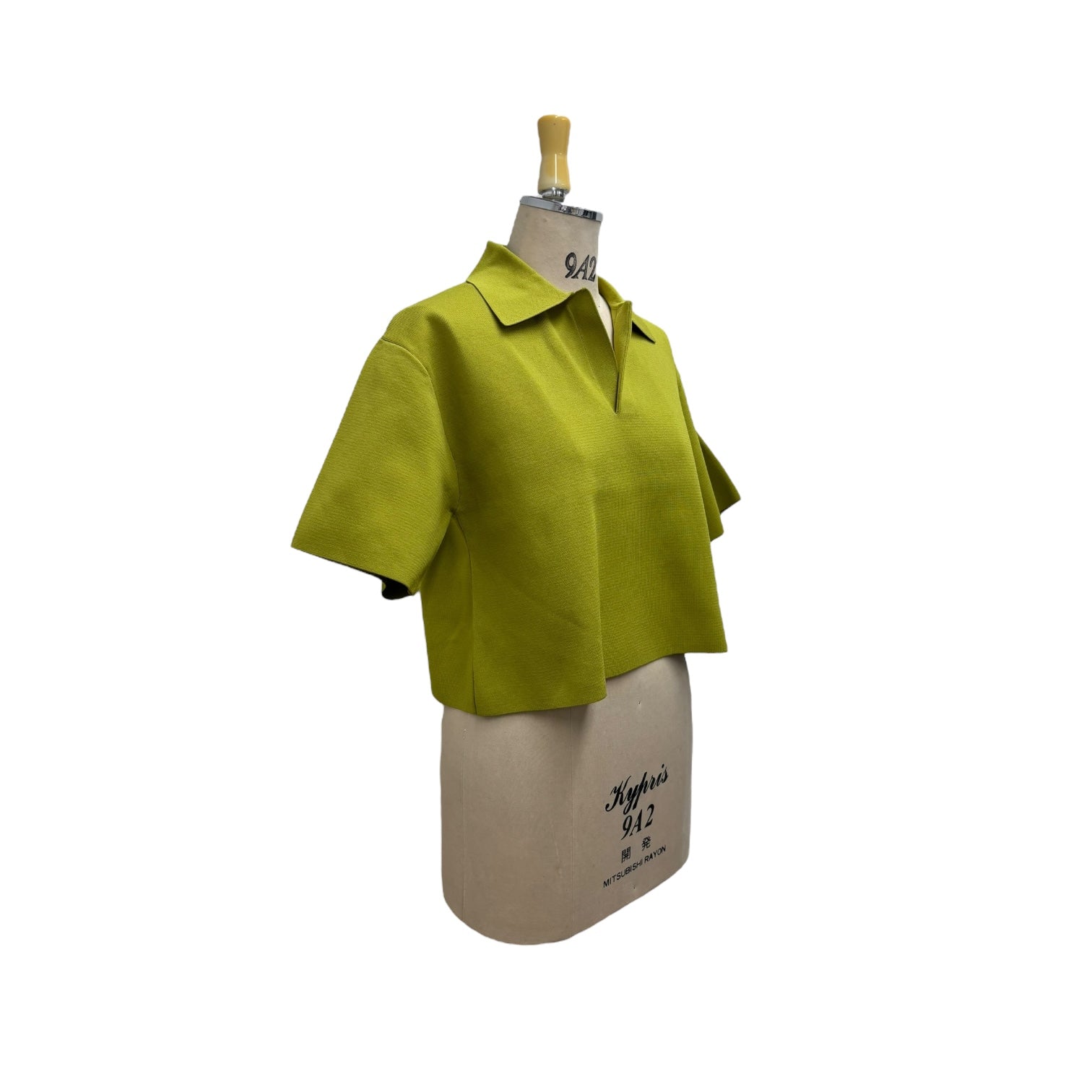 【ayane】スキッパー半袖ニット/816354