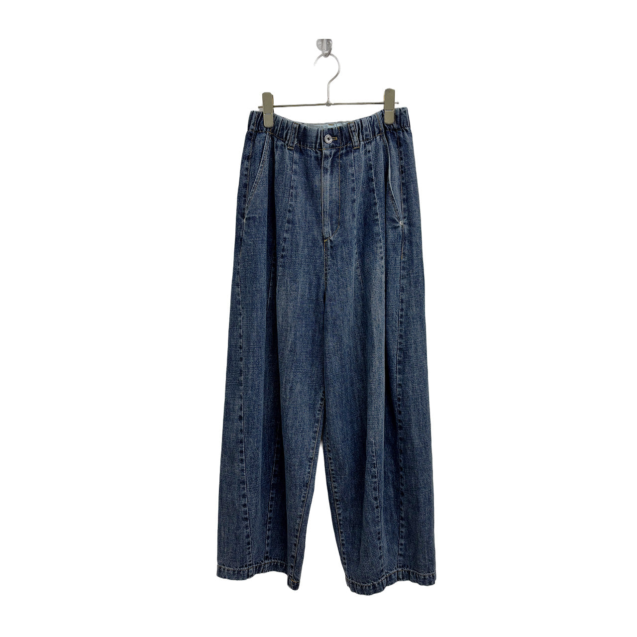 【ayane】麻混デニムバレルレッグパンツ/826502