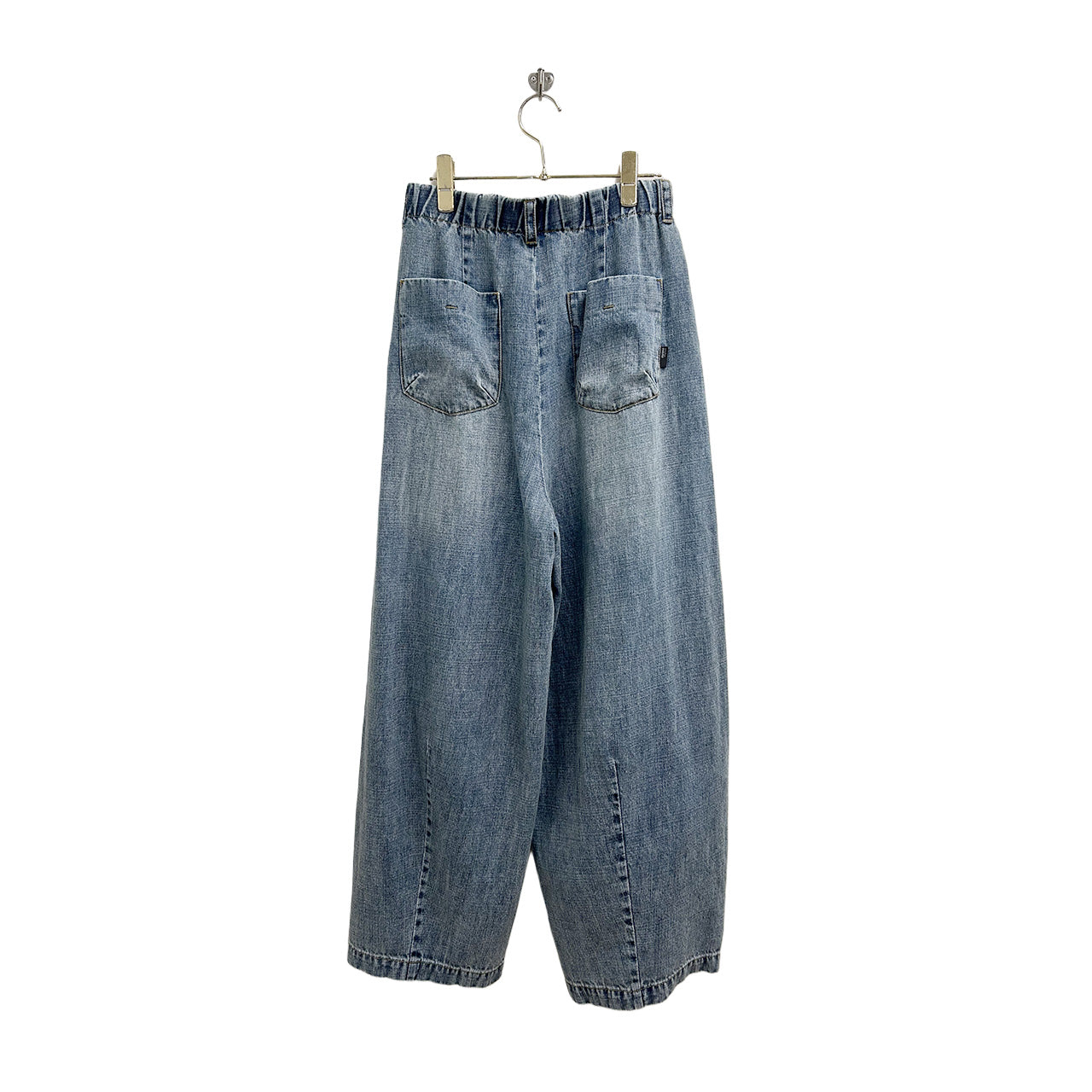 【ayane】麻混デニムバレルレッグパンツ/826502