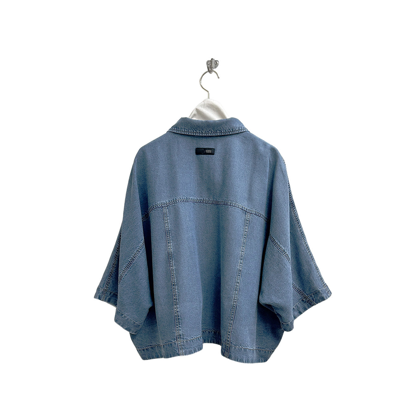 【ayane】テンセルデニムショート丈シャツ/826503