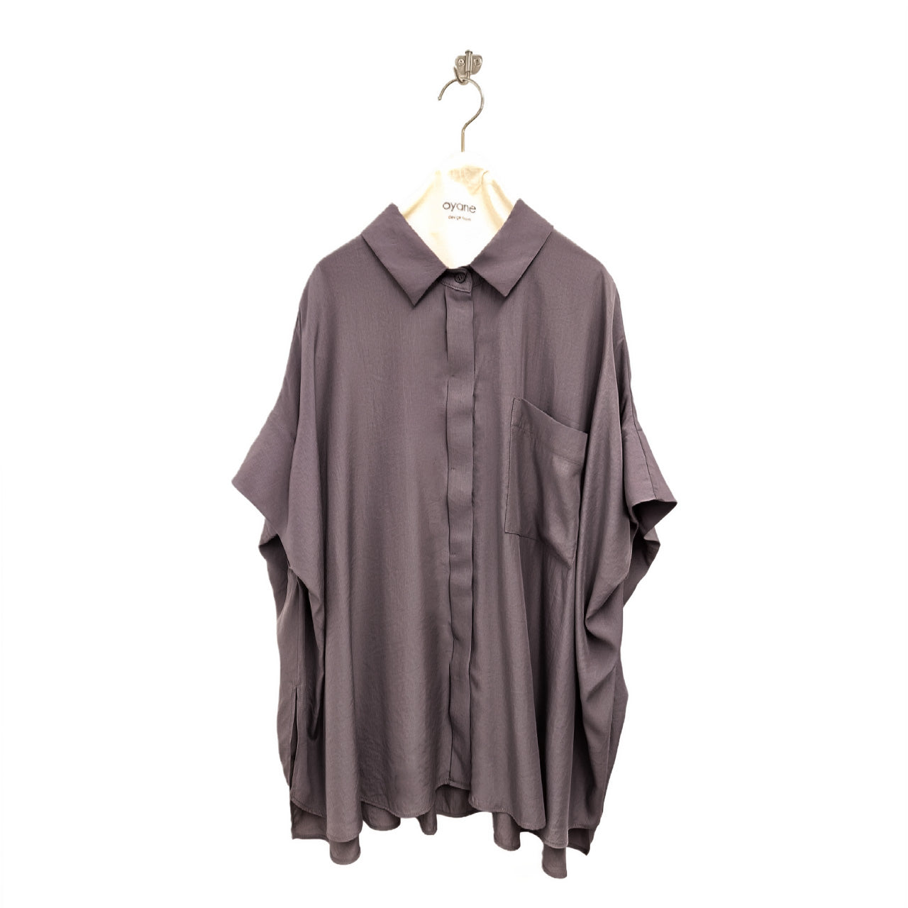 【ayane】オーバーサイズトロミシャツ/826514