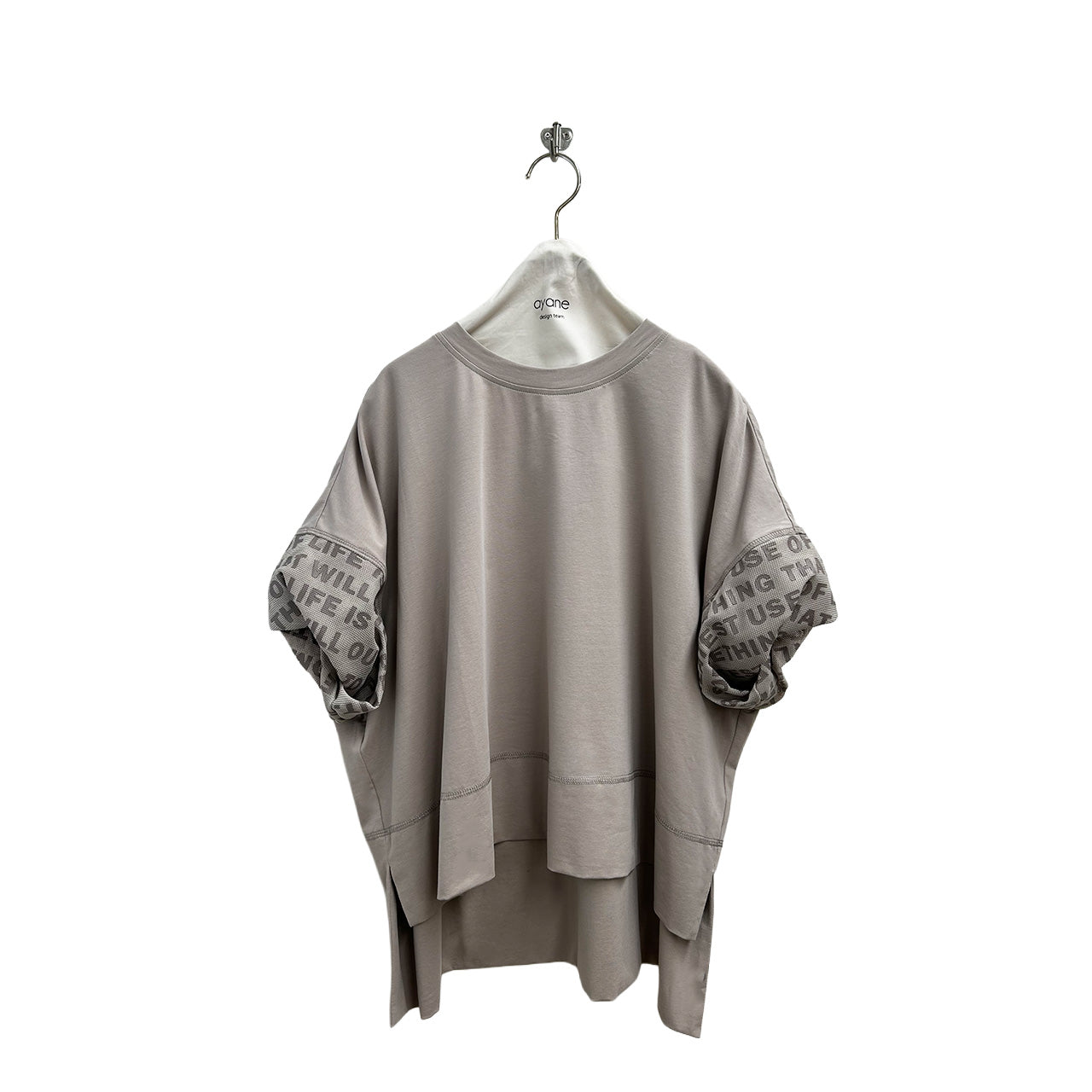 【ayane】ツイストスリーブTシャツ/826515