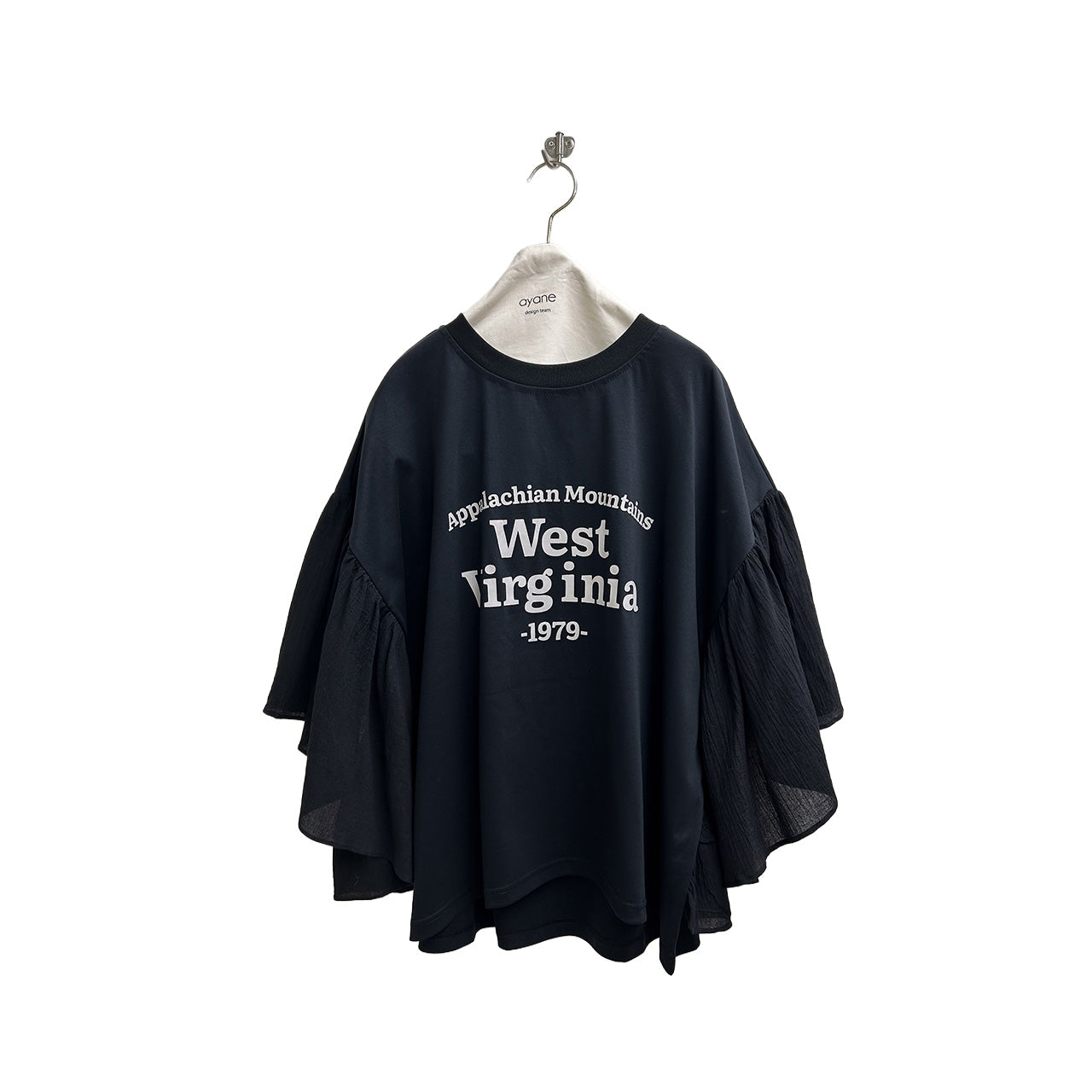 【ayane】ひらひらスリーブロゴTシャツ/826516