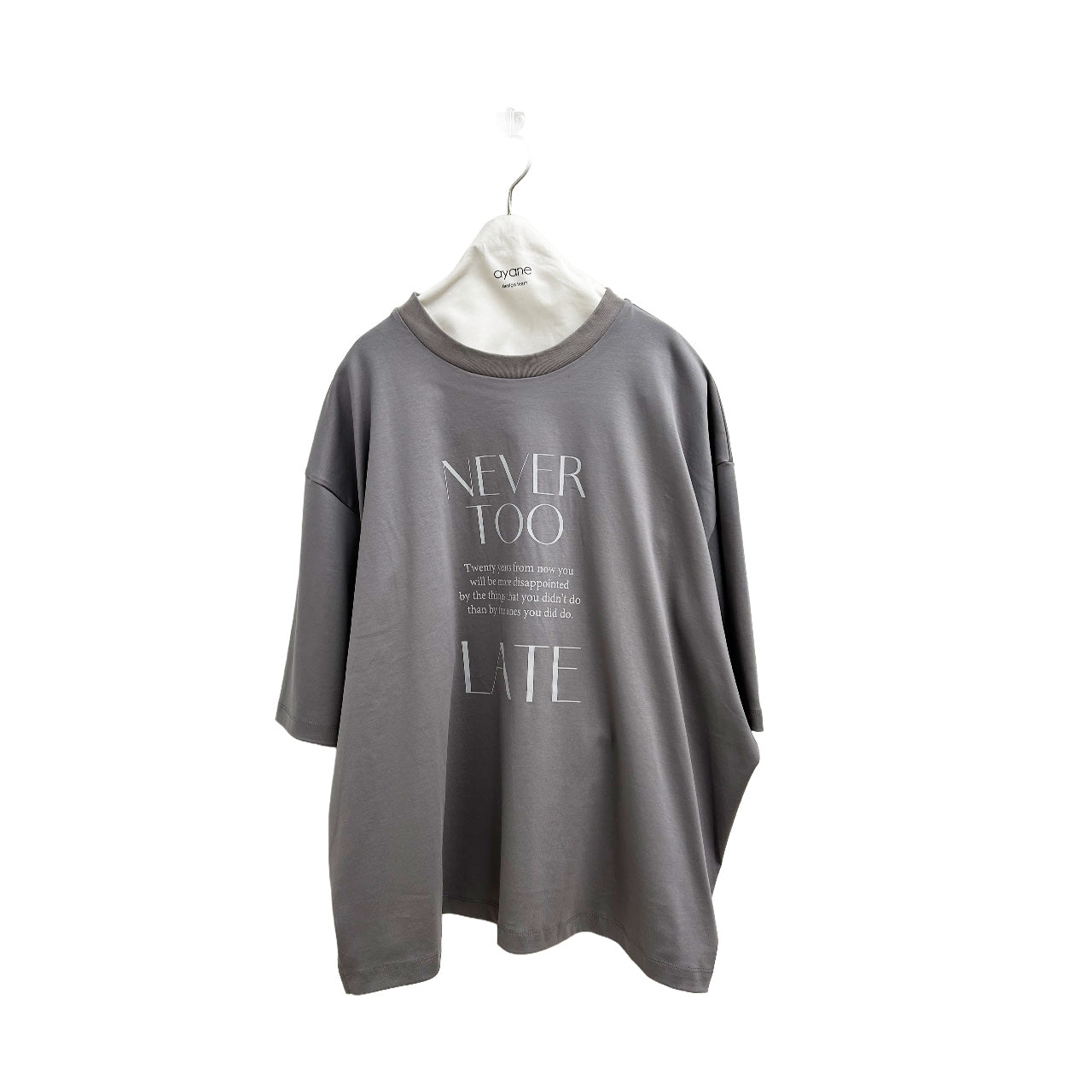 【ayane】ドッキングバックギャザーTシャツ/826517