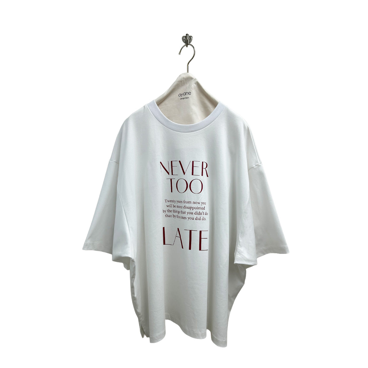 【ayane】ドッキングバックギャザーTシャツ/826517