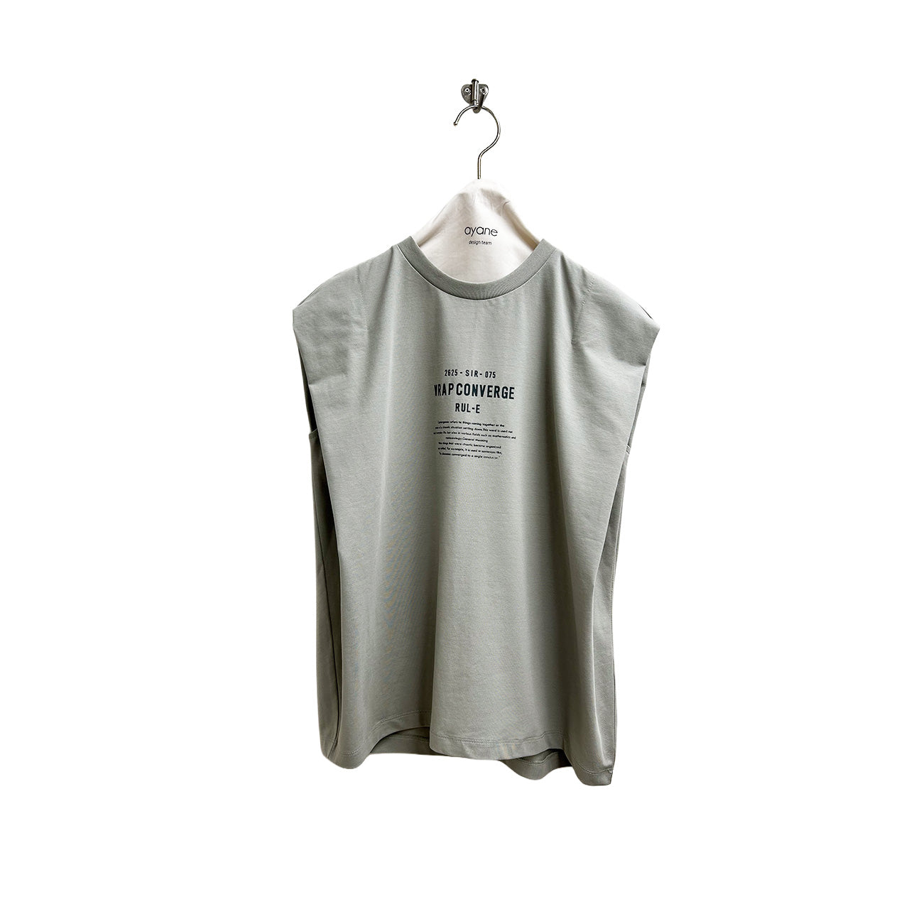 【ayane】フライスロゴタンクトップ/826520