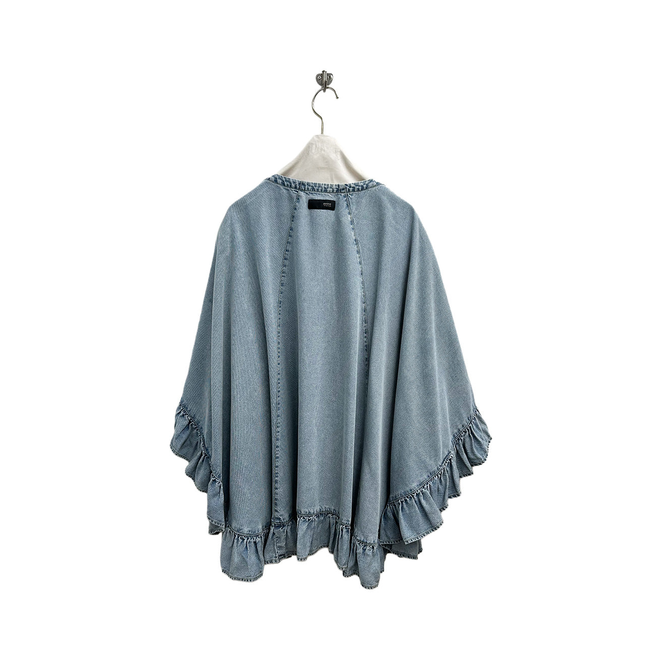 【ayane】テンセルデニムフリルポンチョ/826526