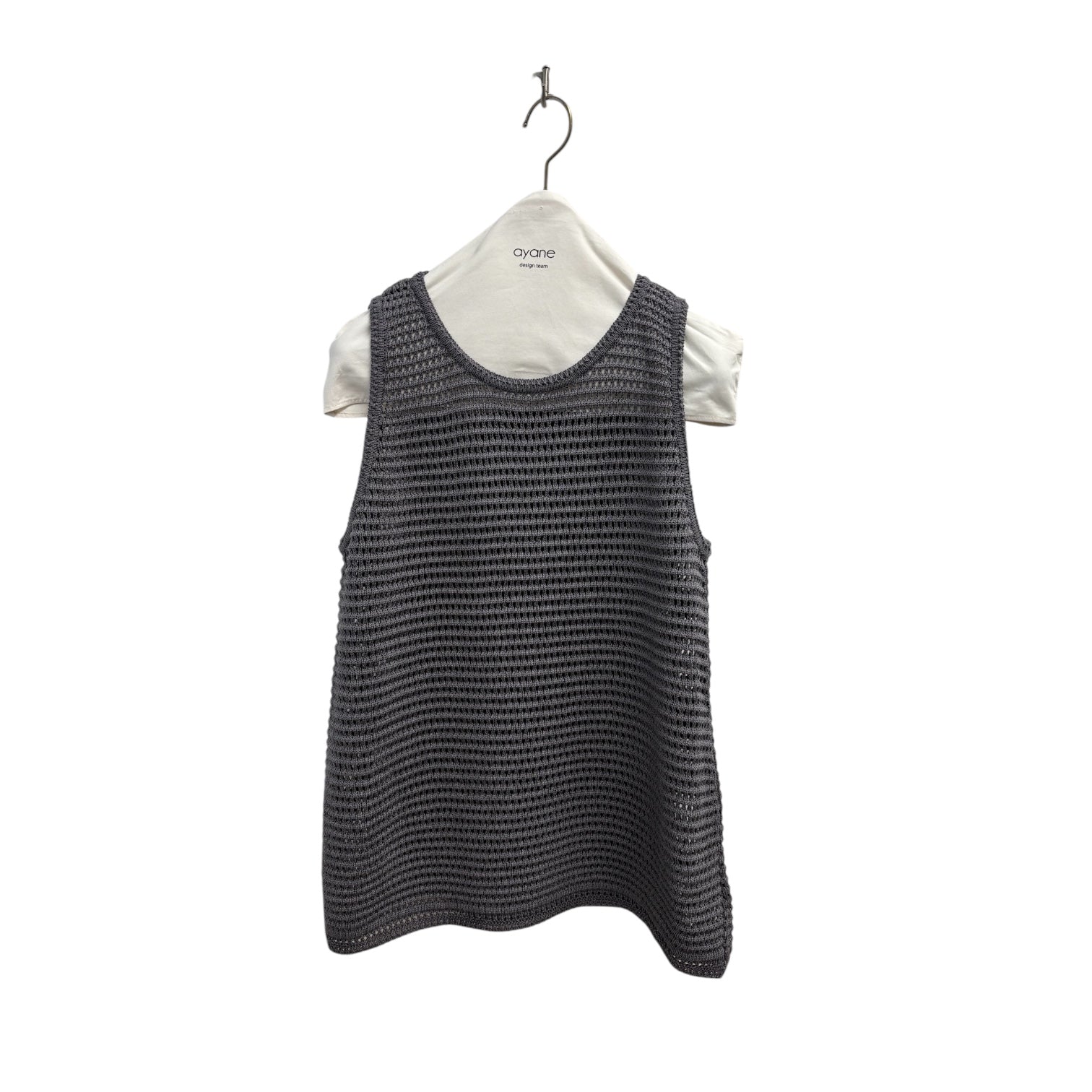 【ayane】ニットメッシュAラインタンクトップ/826540