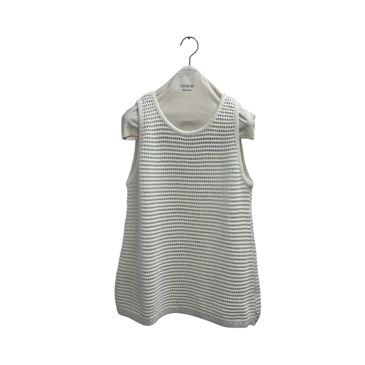 【ayane】ニットメッシュAラインタンクトップ/826540