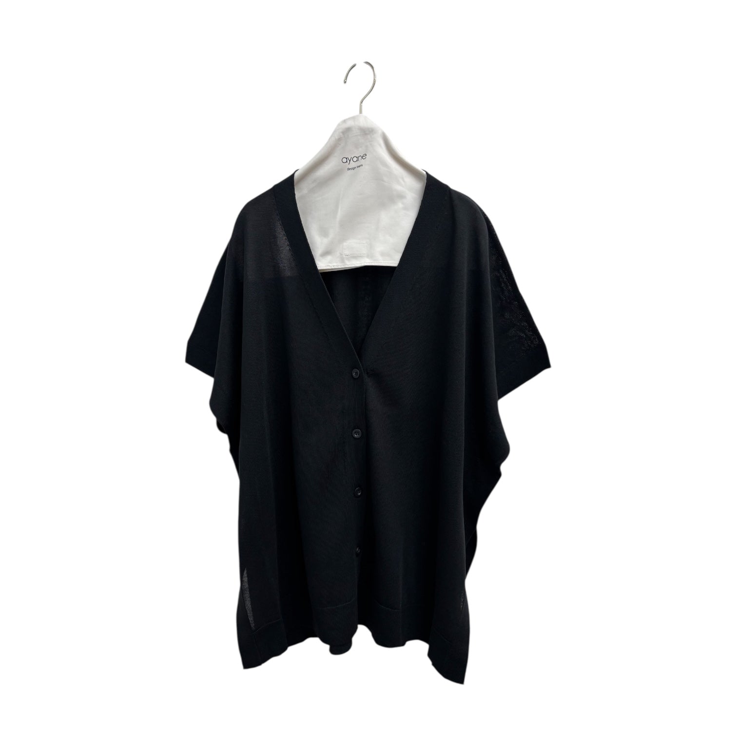 【ayane】シアーニットポンチョカーディガン/826541