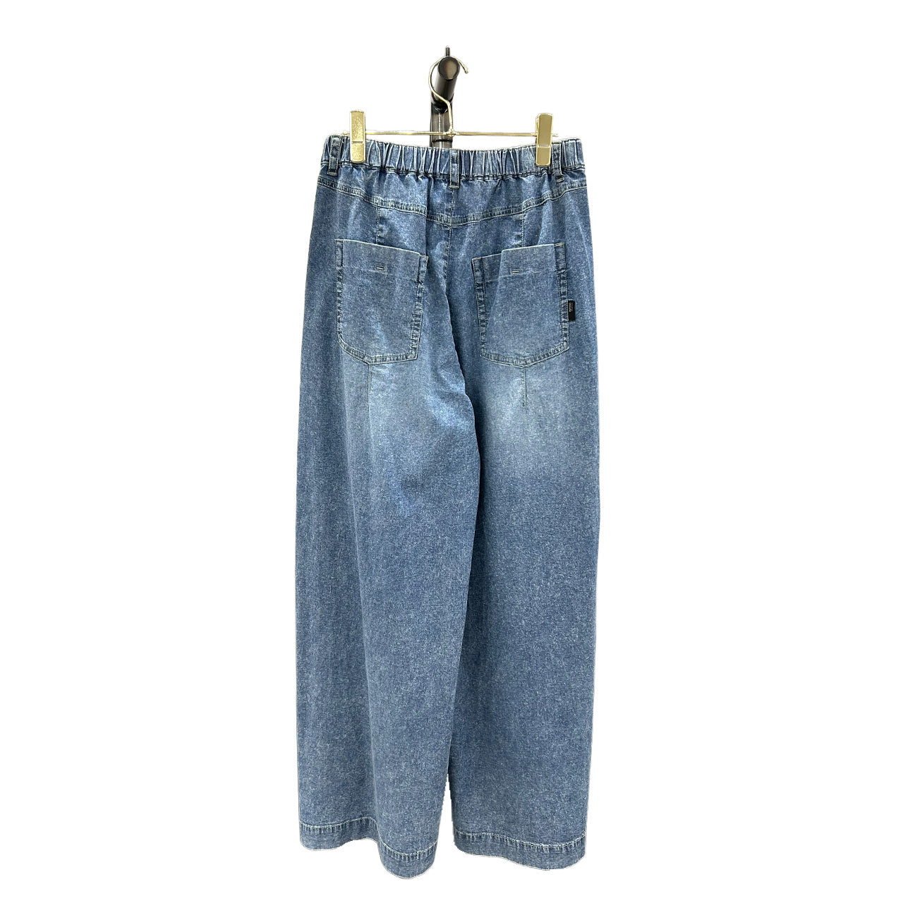 【ayane】ストレッチダンガリーワイドパンツ/836602