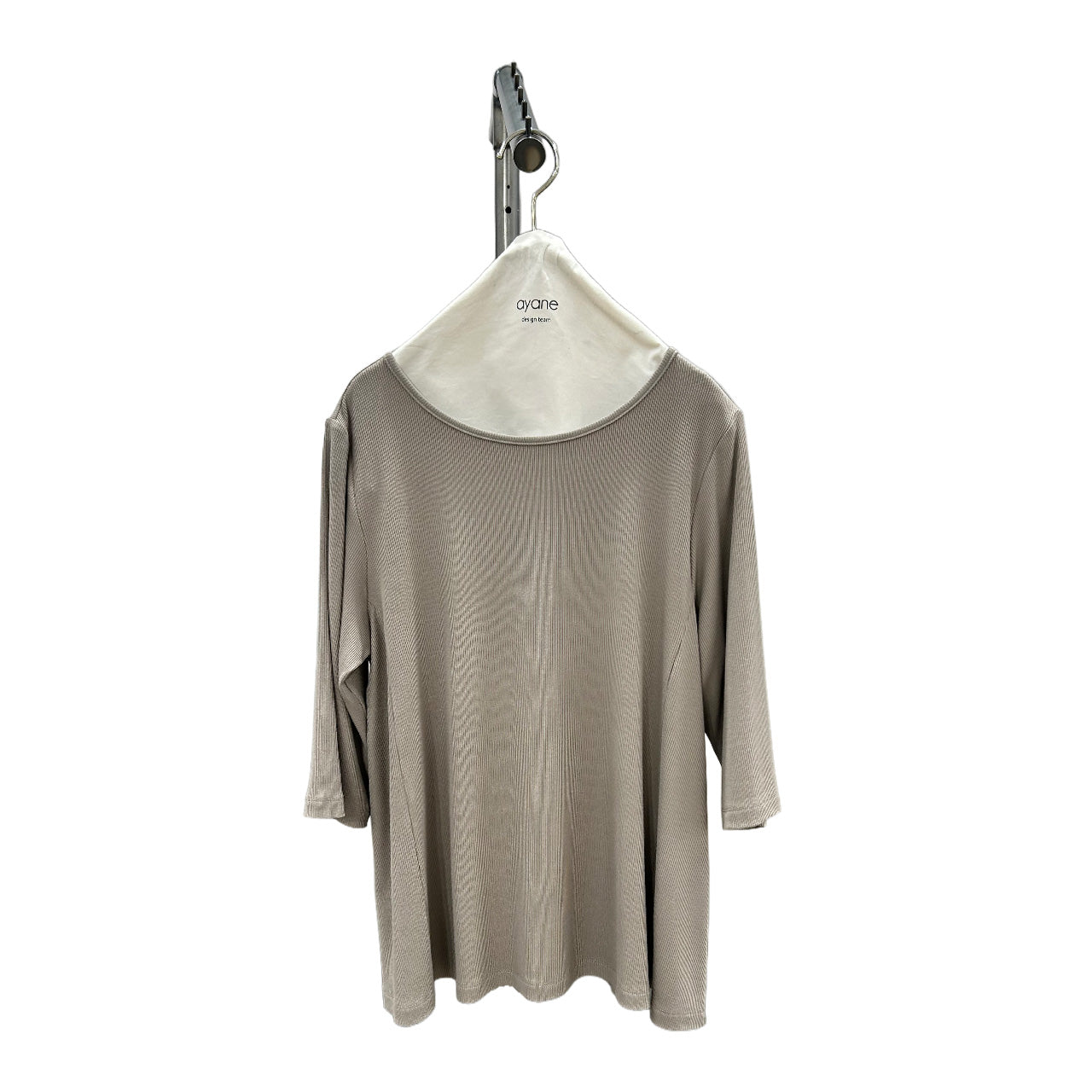 【ayane】リブ地5分袖Tシャツ/836613
