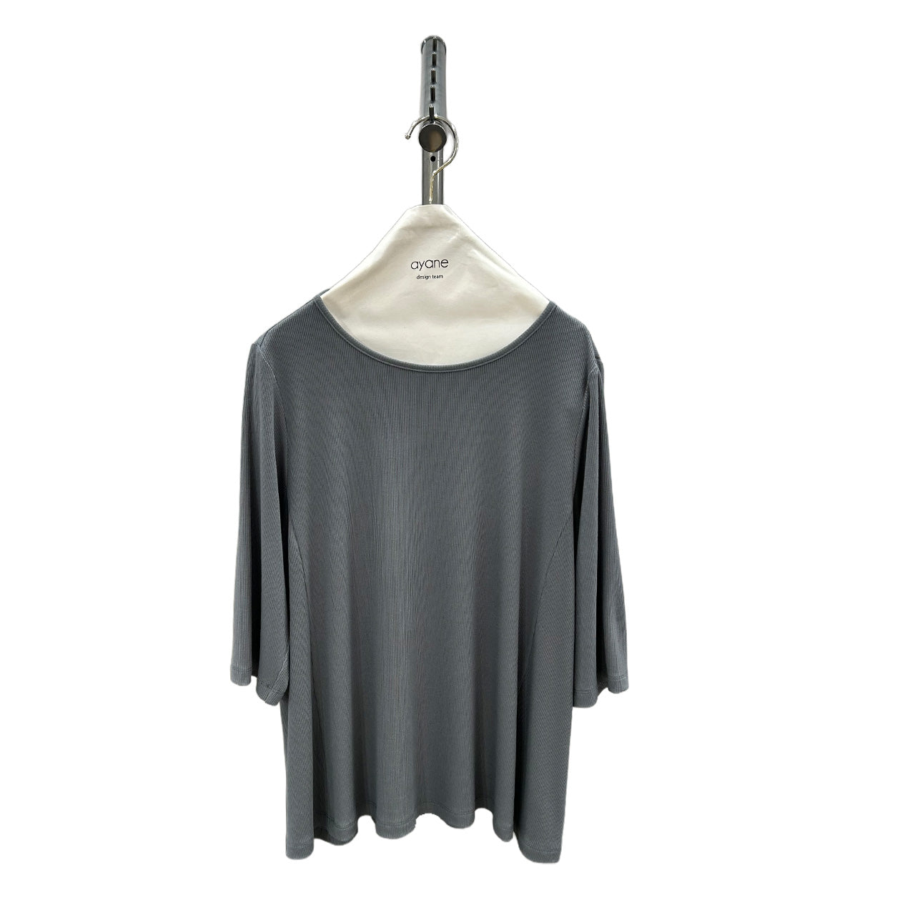 【ayane】リブ地5分袖Tシャツ/836613