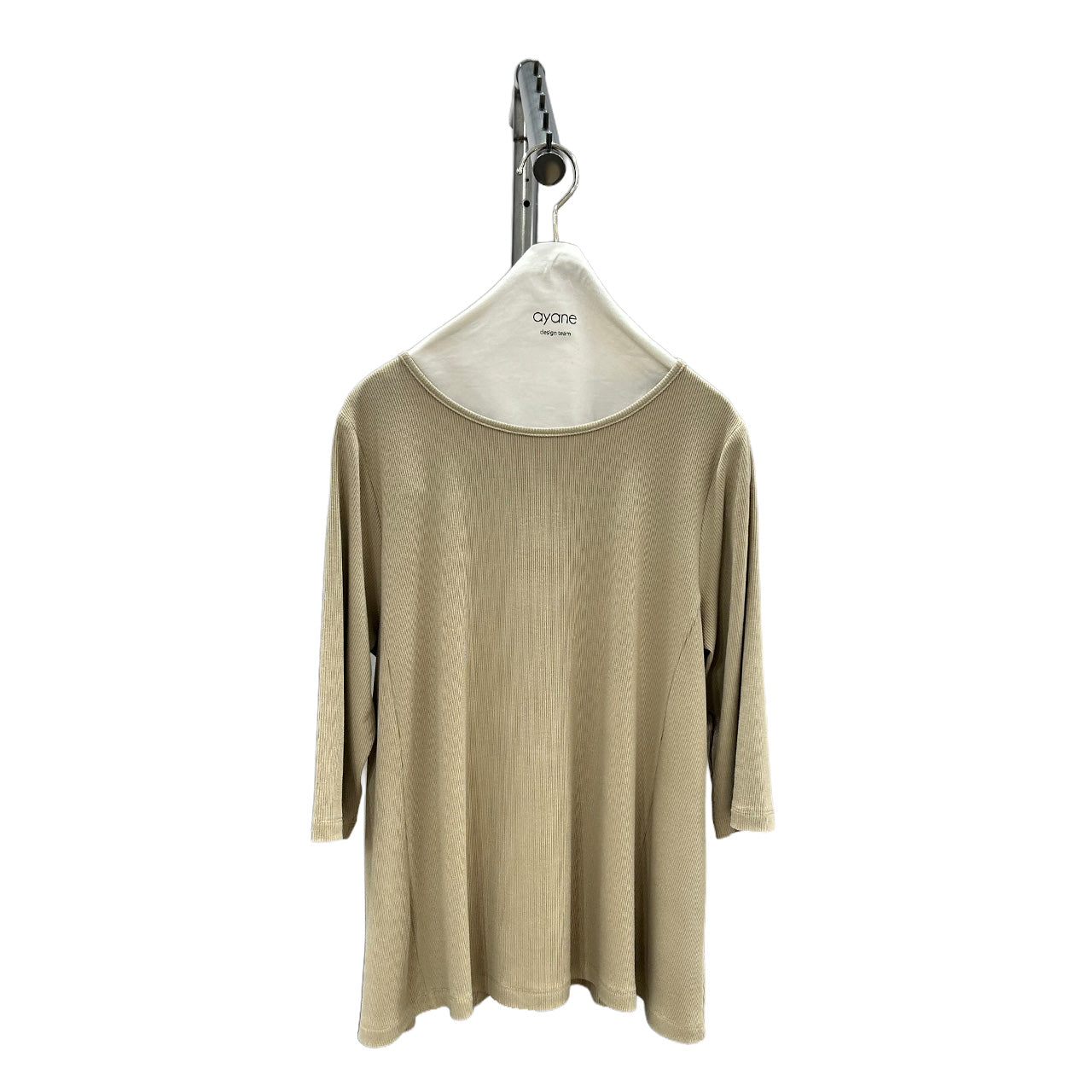 【ayane】リブ地5分袖Tシャツ/836613