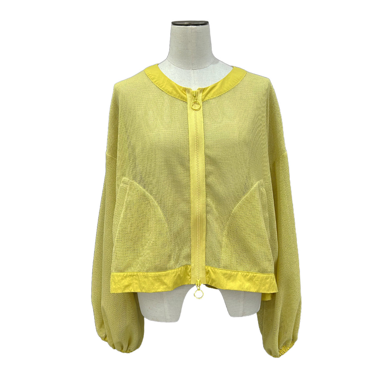 【ayane】クルーネックメッシュブルゾン/836614