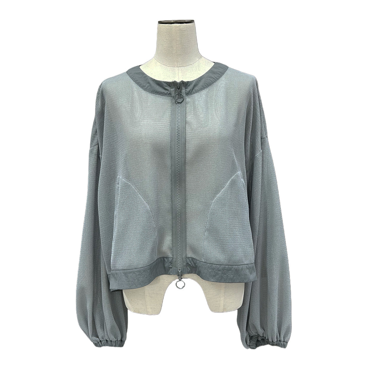 【ayane】クルーネックメッシュブルゾン/836614