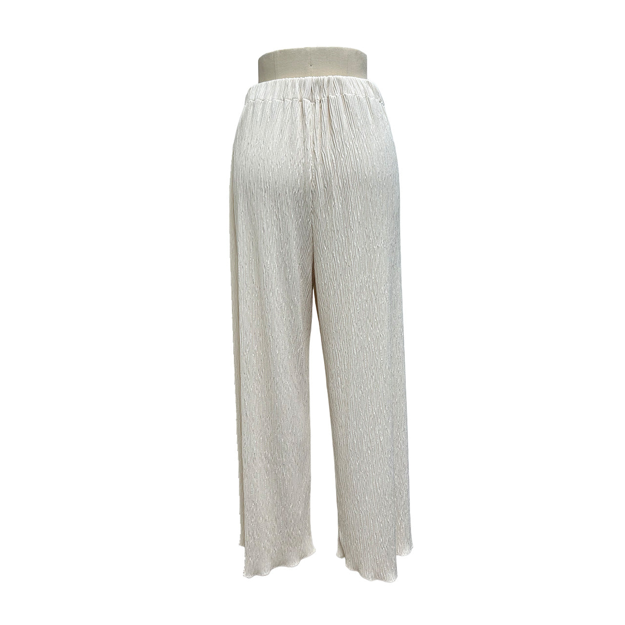 【ayane】リブプリーツワイドパンツ/836615