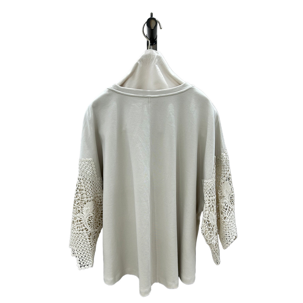 【ayane】袖レースTシャツ/836616