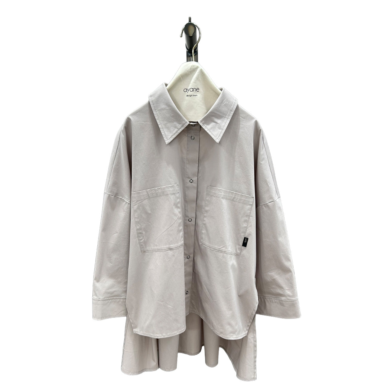 【ayane】コットン/ナイロン/ポリウレタンシャツ/836620