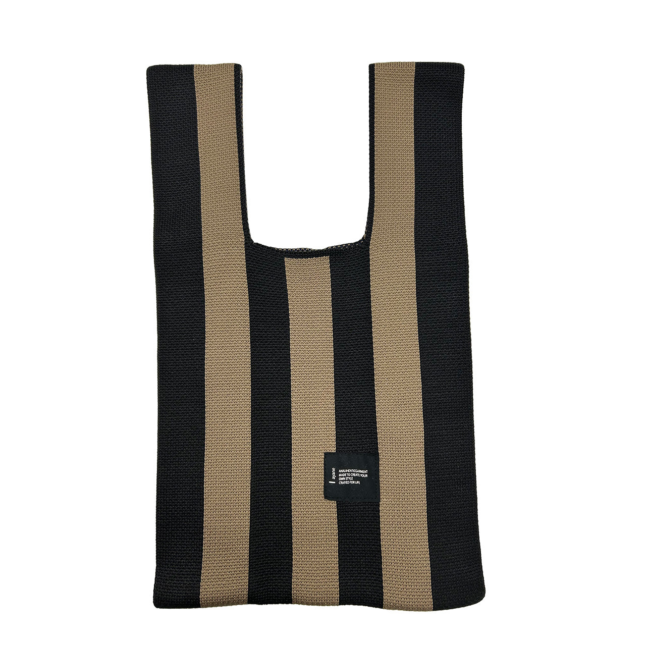 【ayane】ストライプニットトートバッグ/836630