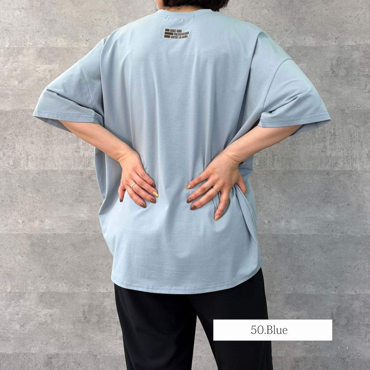 【Anna Kerry】バックネックロゴTシャツ/85261916