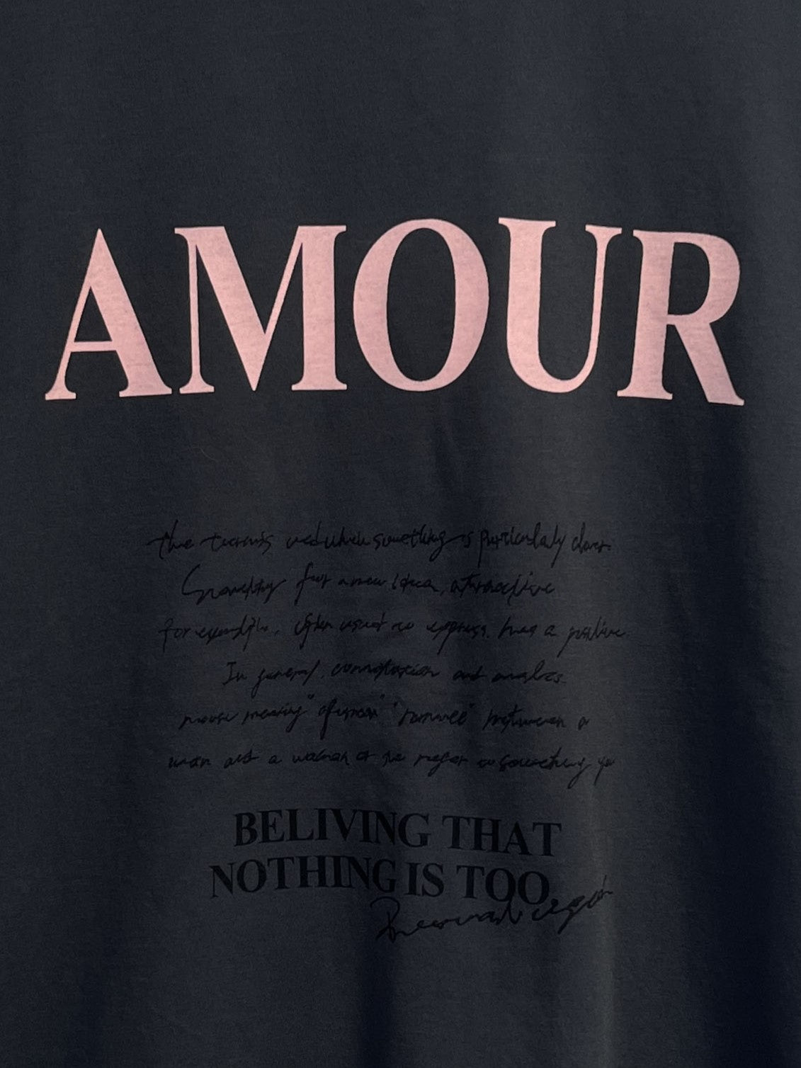 【CHIGNON】 ラフスケッチ"AMOUR"T/8454-103KK