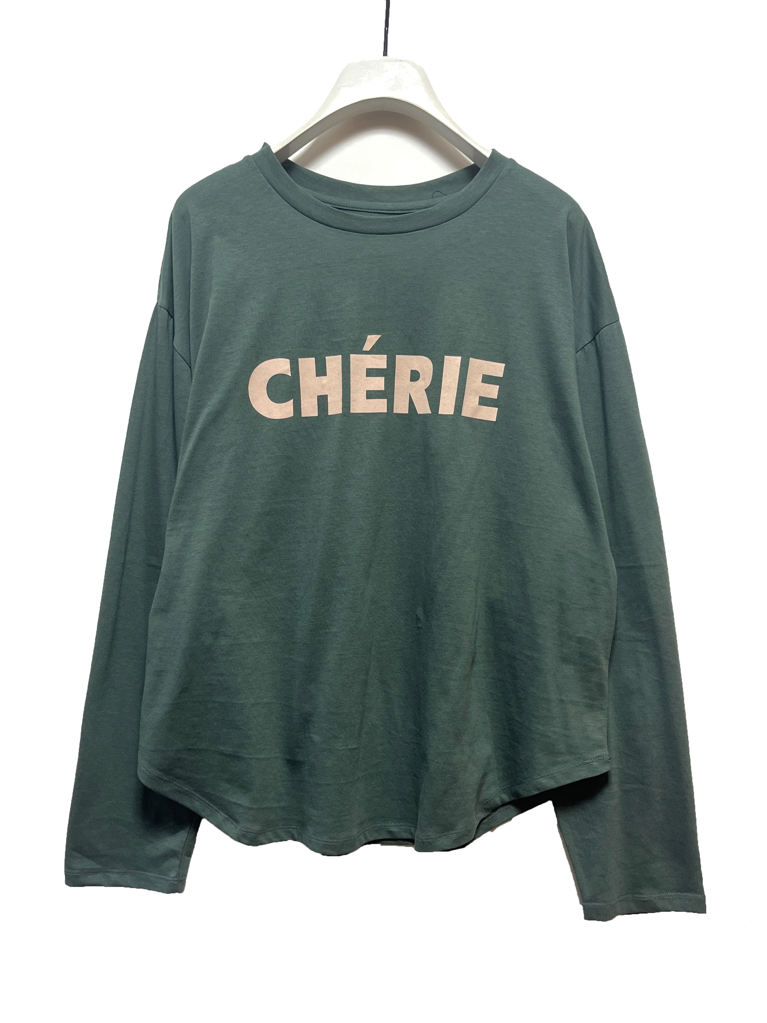 【CHIGNON】 "CHERIE"シンプルロゴT/8454-104KK