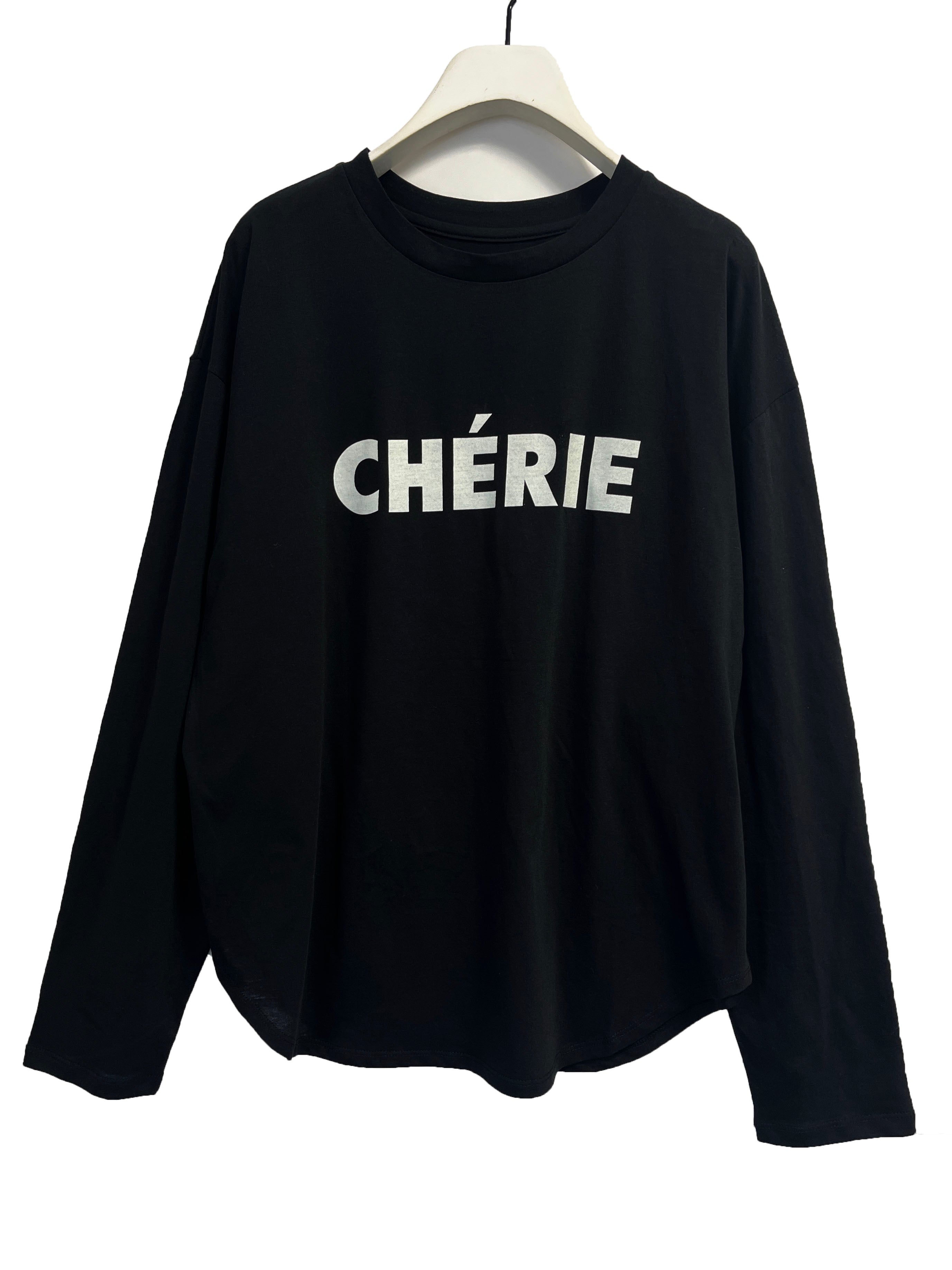 【CHIGNON】 "CHERIE"シンプルロゴT/8454-104KK