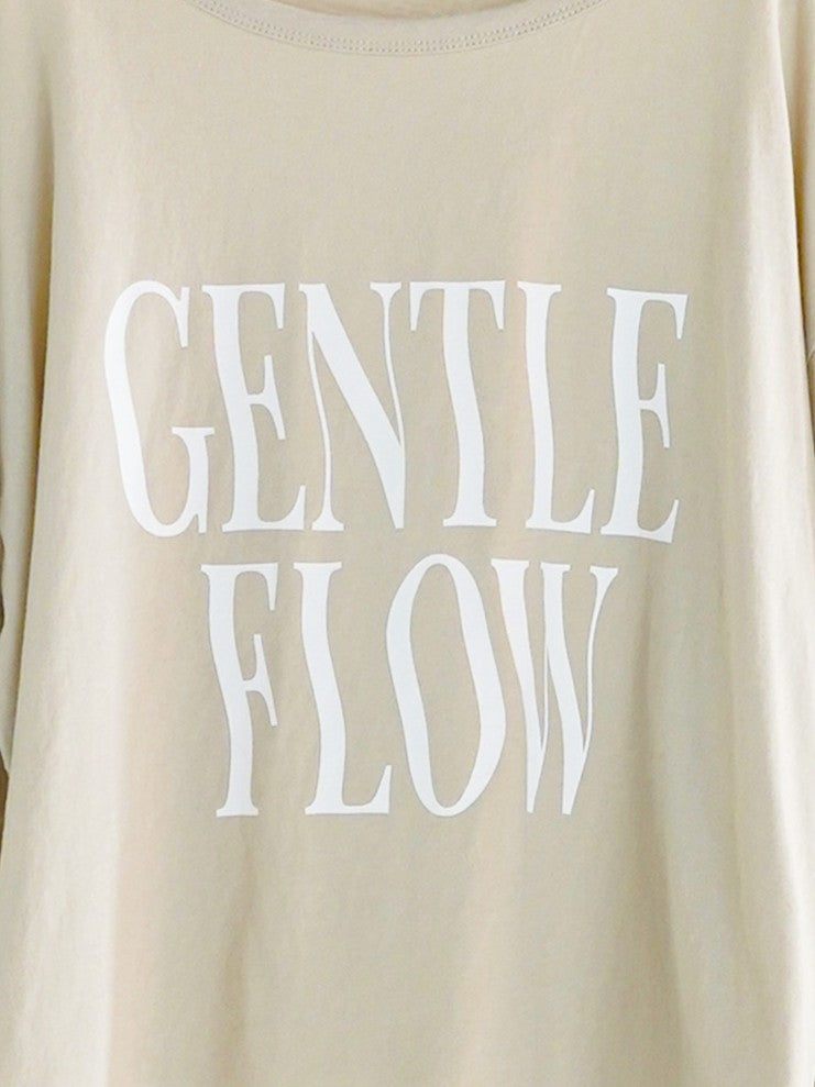 【CHIGNON】”FLOW”ウェイブロゴTee/8461-103KK