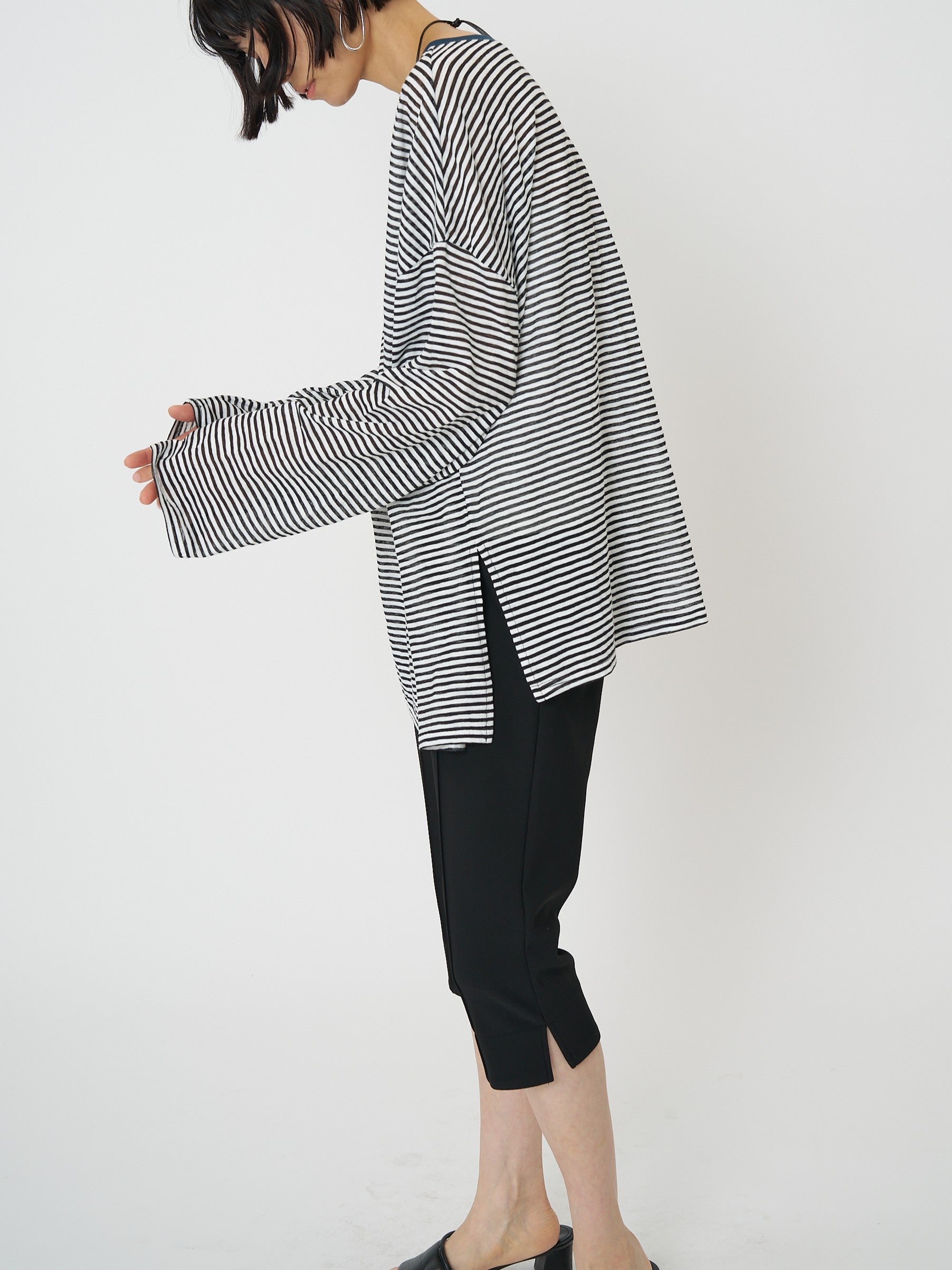 【CHIGNON】シアーボーダーTee/8461-107KK