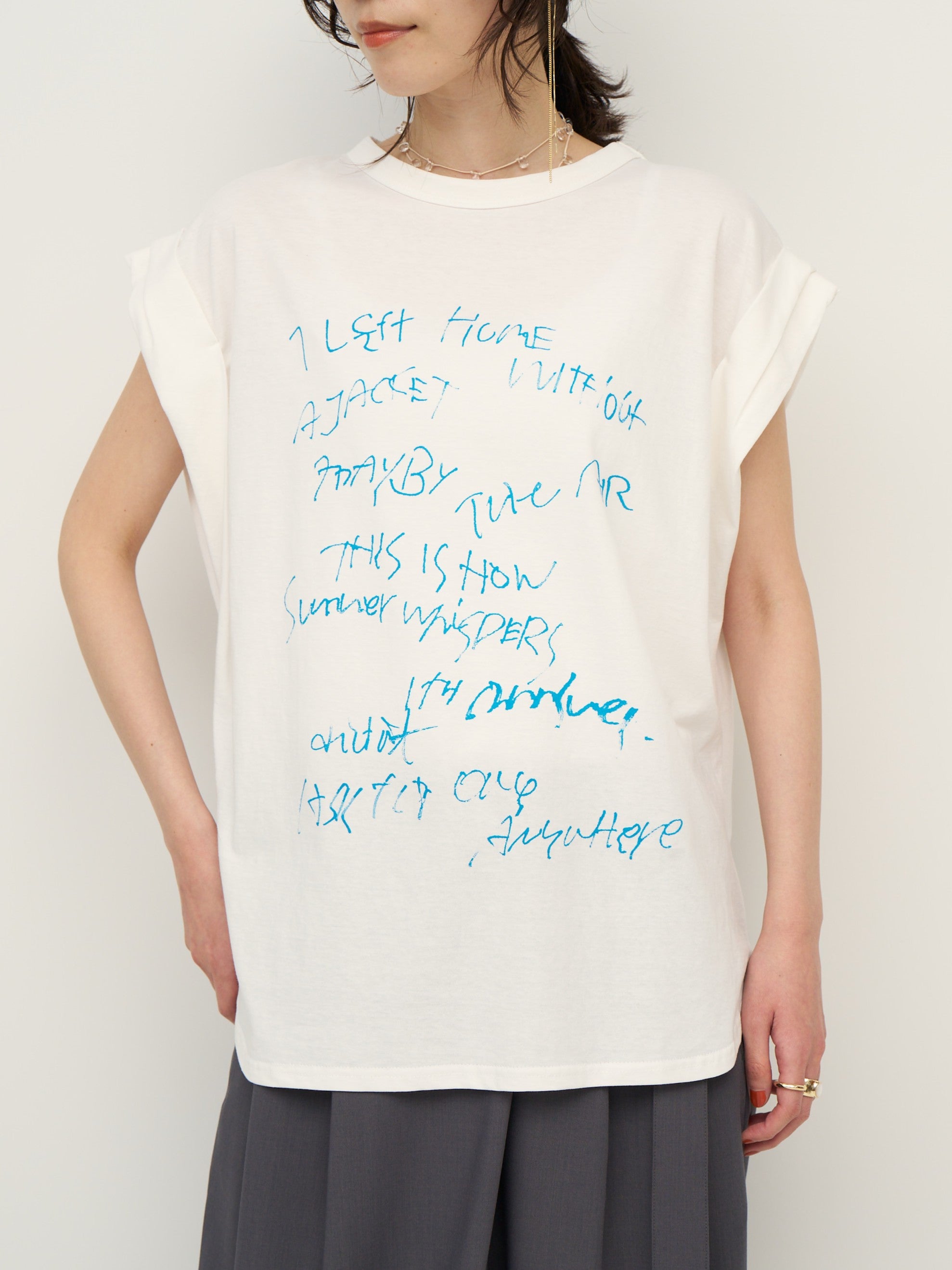 【CHIGNON】ラフスケッチプリントフレンチ/8462-404KK