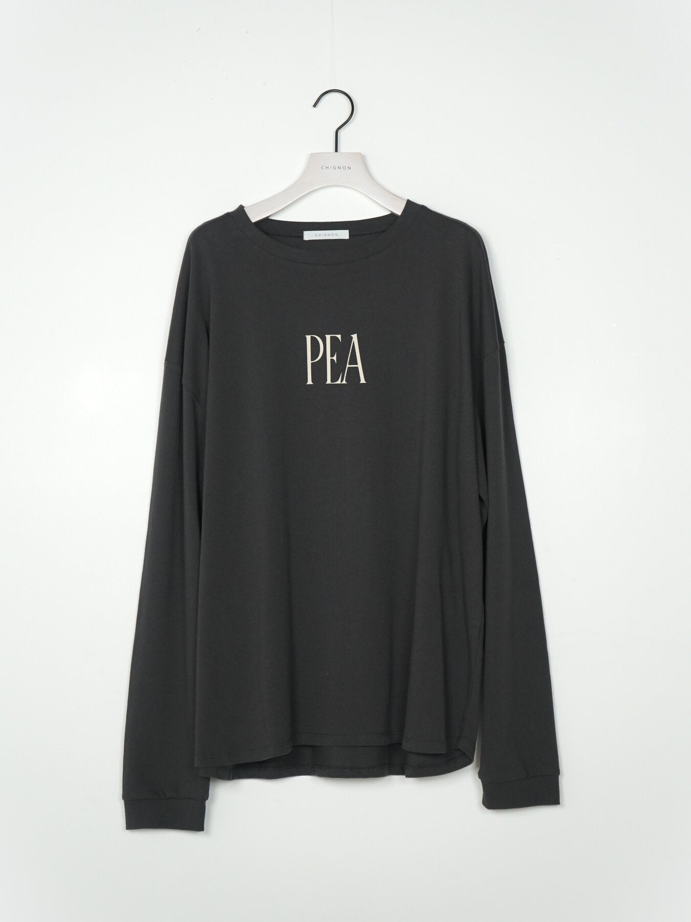 【CHIGNON】"PEANUTS"ロゴロンT/8466-770KO
